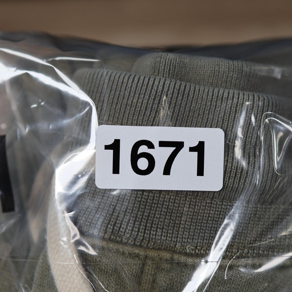 Buck Mason Jogger Pants Mens Small Olive Green Drawstring Elastic Waist Cotton - Picture 11 of 11